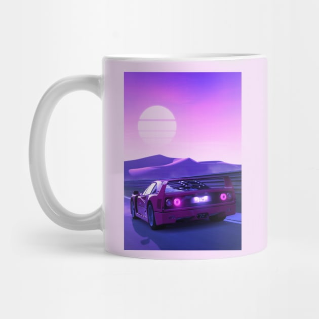 F40 Synthwave by mrcatguys